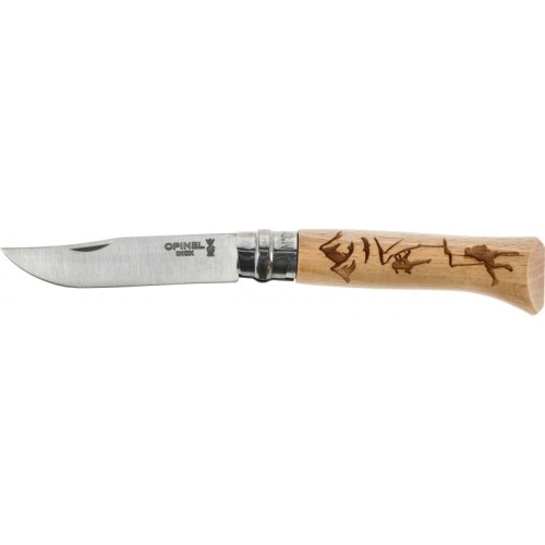 Opinel 08 Sport Climbing knife in blister pack
