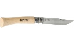 Nóż Opinel 7 Inox z rękojeścią bukową w blistrze