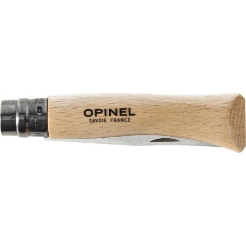 Opinel 7 inox beech knife in blister pack
