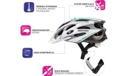 kask rowerowy mv29 drizzle - Black/green