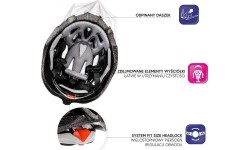 kask rowerowy mv29 drizzle - Black/green