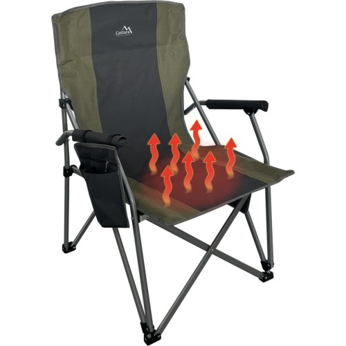 Židle kempingová skládací WARM s vyhříváním