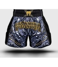 Venum Wolf Atak Muay Thai Shorts - Black/Grey