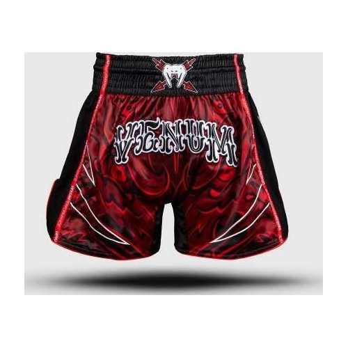 Venum Wolf Atak Muay Thai Shorts - Black/Red
