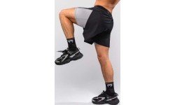 Venum Lazer Hybrid Training Shorts - Black/Grey