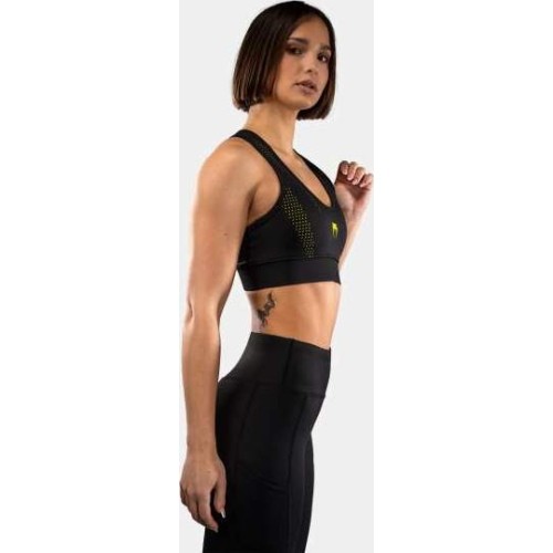 Venum Lazer Women's Sports Bra - Black/Yellow