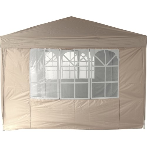 Párty stan nůžkový 3x3 m s bočnicemi PALACE béžový WATERPROOF