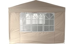 Párty stan nůžkový 3x3 m s bočnicemi PALACE béžový WATERPROOF