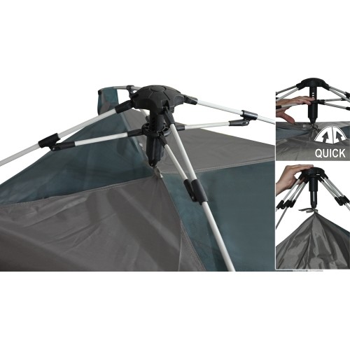 Namiot samorozkładający LIVIGNO dla 3-4 osób 200x200x140 cm PU500mm
