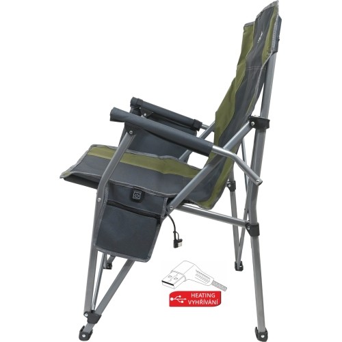 Židle kempingová skládací WARM s vyhříváním