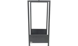 Stojak na drewno CARINI 39x35x76 cm