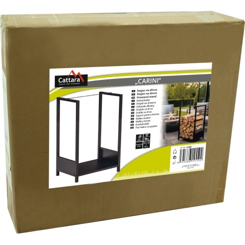 Stojak na drewno CARINI 39x35x76 cm