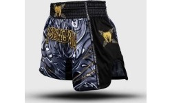Venum Wolf Atak Muay Thai Shorts - Black/Grey