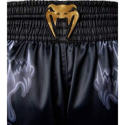 Venum Wolf Atak Muay Thai Shorts - Black/Grey