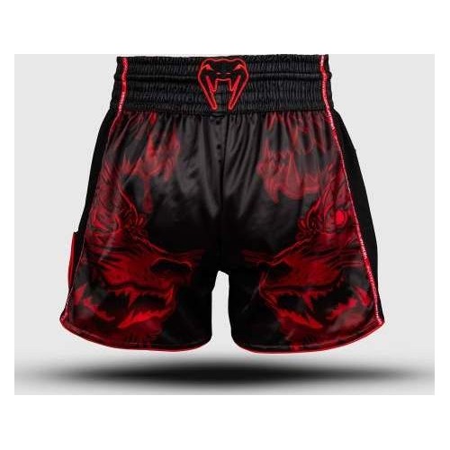 Venum Wolf Atak Muay Thai Shorts - Black/Red