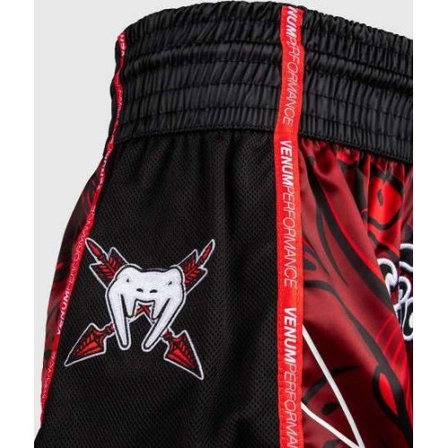 Venum Wolf Atak Muay Thai Shorts - Black/Red
