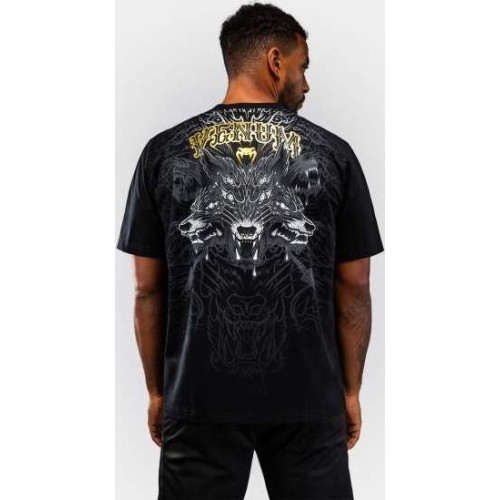 Venum Wolf Atak T-Shirt - Black/Grey