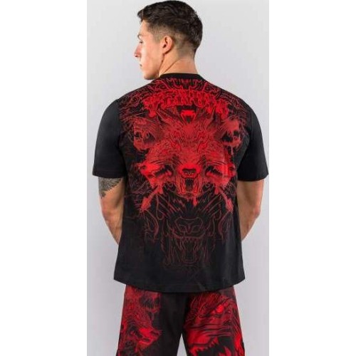 Venum Wolf Atak T-Shirt - Black/Red
