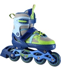 NJ1828A IN-LINE SKATES NILS EXTREME - NIebieski-Zielony