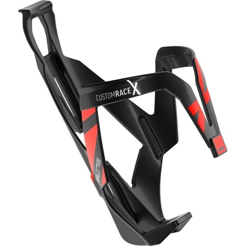 Koszyk na bidon ELITE Custom RaceX (czarno-czerwony)