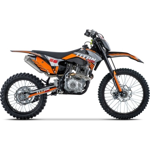TITAN 300cc pomarańczowy motocykl ze silnikiem spalinowym