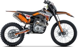 TITAN 300cc pomarańczowy motocykl ze silnikiem spalinowym