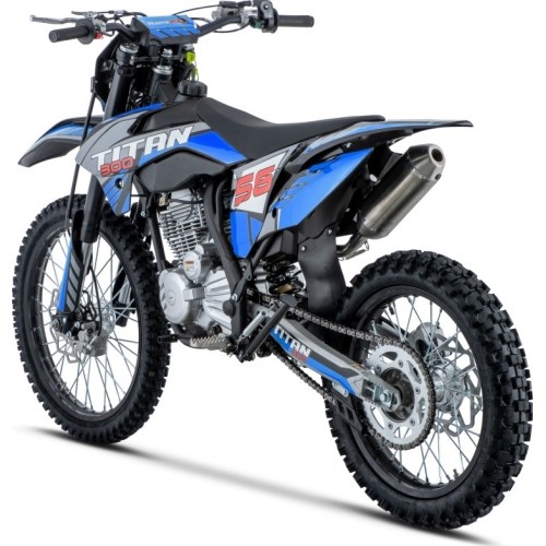Motocykl TITAN 300 cc, niebieski