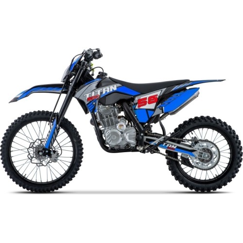 Motocykl TITAN 300 cc, niebieski