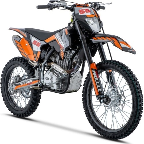 TITAN 300cc pomarańczowy motocykl ze silnikiem spalinowym