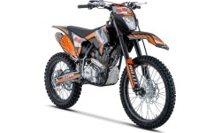 TITAN 300cc pomarańczowy motocykl ze silnikiem spalinowym