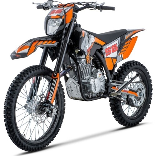 TITAN 300cc pomarańczowy motocykl ze silnikiem spalinowym