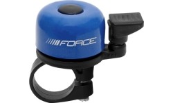Dzwonek rowerowy FORCE Mini 22,2mm (metal/plastik, niebieski)