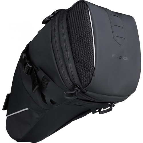 Torba podsiodłowa FORCE Adventure XL // 8 L (czarna)