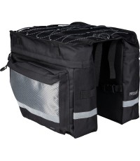 Šoniniai krepšiai ant bagažinės FORCE Noem // 2 x 10 L (juoda)