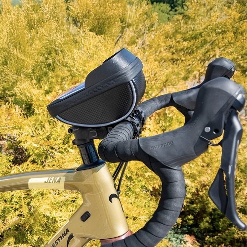 Dviračio krepšys ant vairo FORCE Smart XL // 0,7l (juodas)