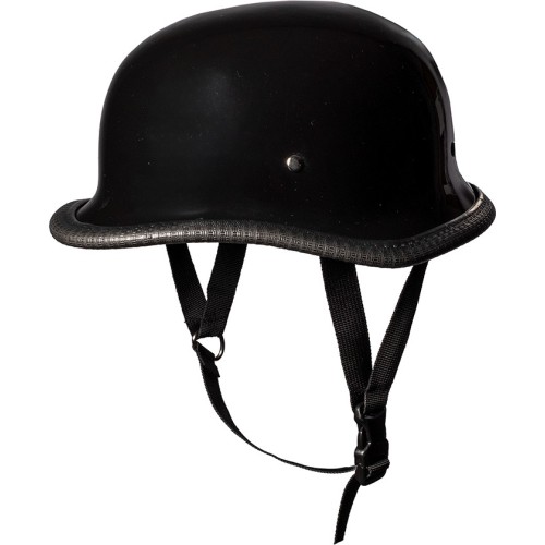 Kask motocyklowy otwarty retro Sodager DH-001 - Black Glossy