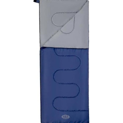 Śpiwór Nils Camp NC2002 niebiesko-szary