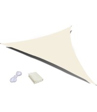 Żagiel przeciwsłoneczny daszek wodoodporny 4x4x4m ModernHome - beżowy