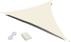 Żagiel przeciwsłoneczny daszek wodoodporny 4x4x4m ModernHome - beżowy