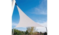 Żagiel przeciwsłoneczny daszek wodoodporny 4x4x4m ModernHome - beżowy