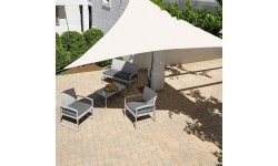 Żagiel przeciwsłoneczny daszek wodoodporny 4x4x4m ModernHome - beżowy
