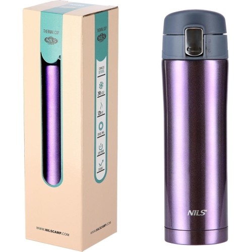 NCB10 KUBEK TERMICZNY FIOLETOWY NILS