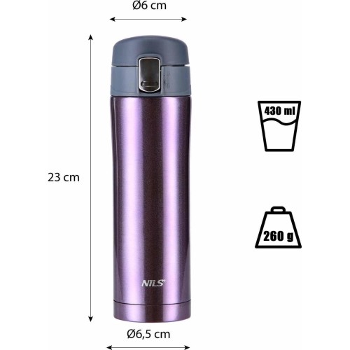 NCB10 KUBEK TERMICZNY FIOLETOWY NILS