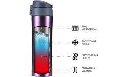 NCB10 KUBEK TERMICZNY FIOLETOWY NILS