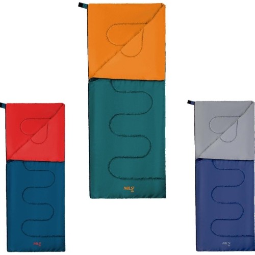 NC2002 ZIELONO-POMARAŃCZOWY ŚPIWÓR NILS CAMP