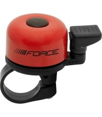 Dzwonek FORCE Mini 22,2mm (metal/plastik, czerwony)