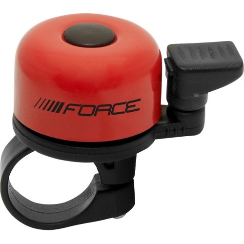 Dzwonek FORCE Mini 22,2mm (metal/plastik, czerwony)