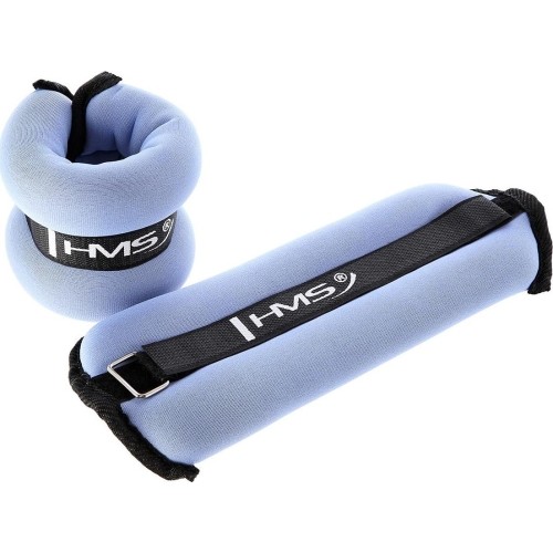 OB04 niebieskie miękkie obciążniki 2 x 1 kg HMS