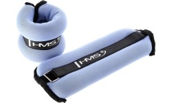 Obciążniki na kostki HMS OB04, Niebieskie, 2x1 kg