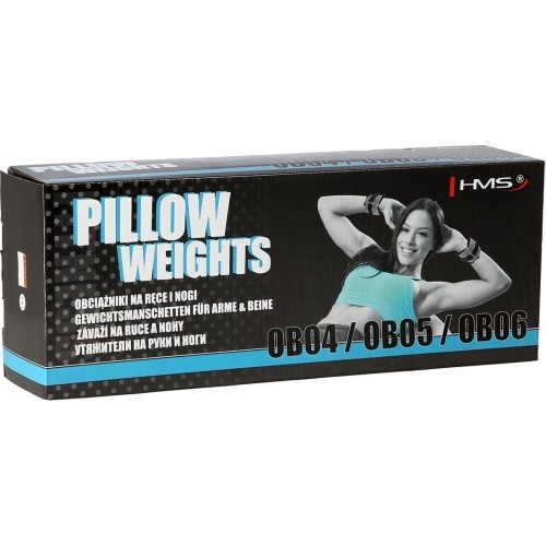 Obciążniki na kostki HMS OB04, Niebieskie, 2x1 kg
